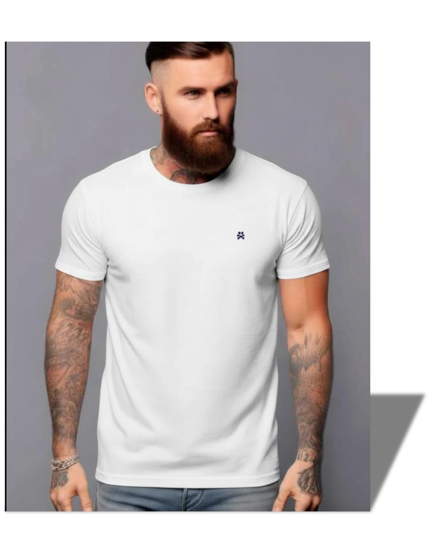 2601 CAMISETA SOUL BOUNES BORDADA  BLANCO