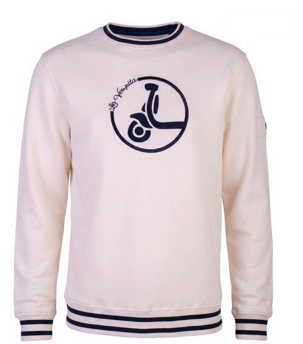 SUDADERA LA VESPITA 51179 BLANCO ROTO