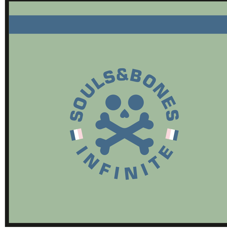 CMSB2601B CAMISETA SOUL BOUNES BORDADA  PECHO DTF ESPALDA