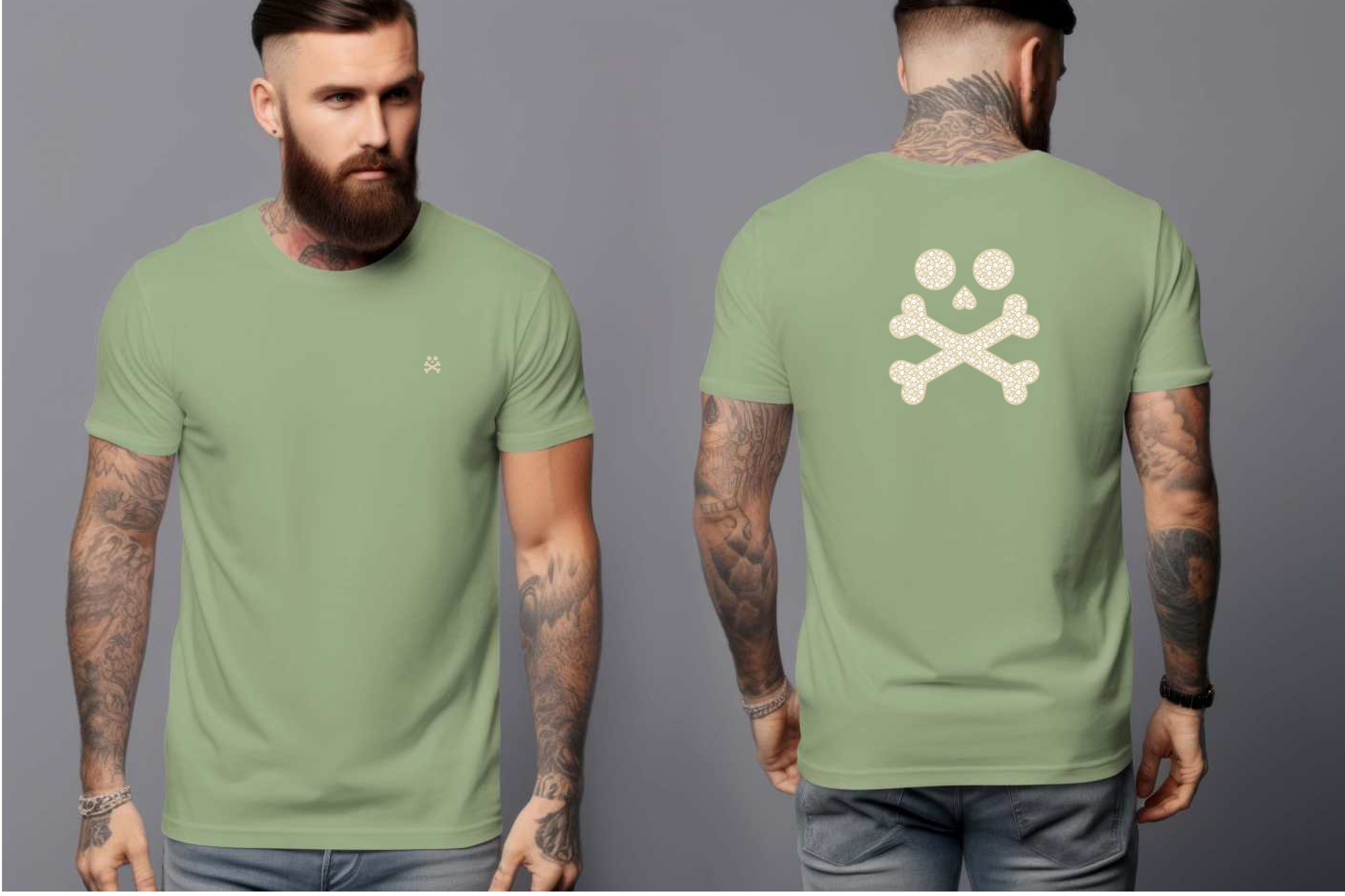 CMSB2609 CAMISETA SOUL BOUNES BORDADA  PECHO, DTF ESPALDA