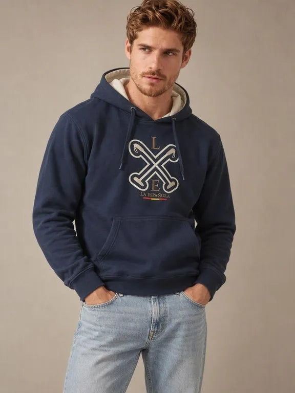 SUDADERA 11002 LA ESPAÑOLA AZUL MARINO ESPAÑA