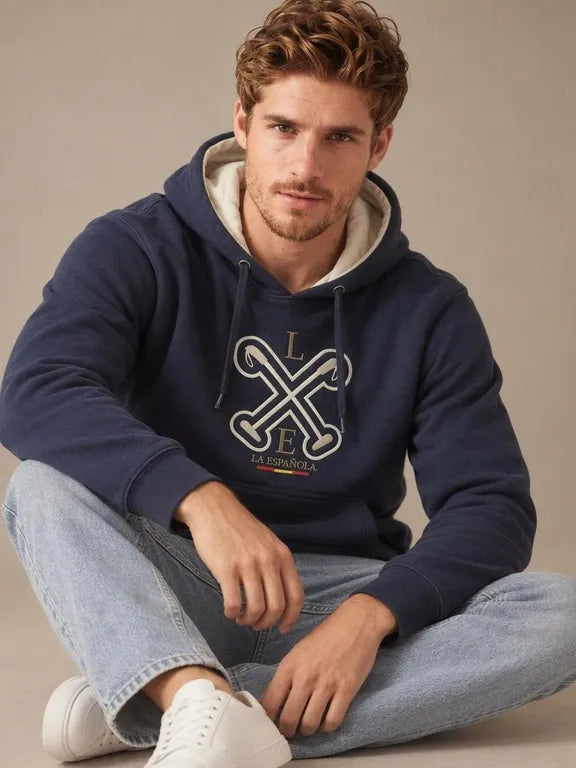 SUDADERA 11002 LA ESPAÑOLA AZUL MARINO ESPAÑA