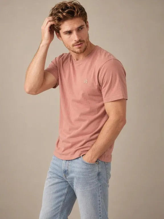 Camiseta Hombre Souls & Bones Bordada Petunia — 2601 | Almogávar Moda – vista 2