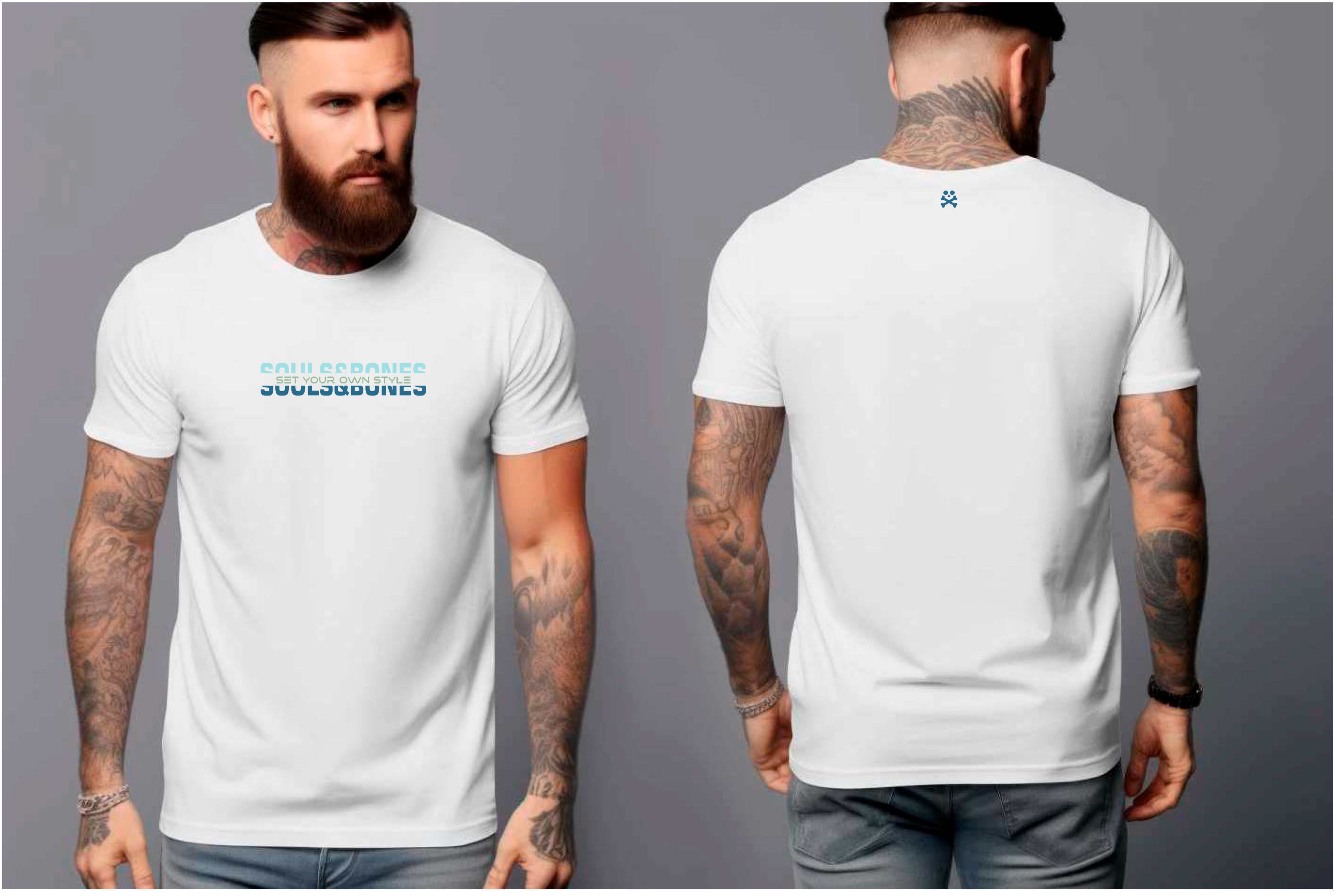 2607 CAMISETA SOUL BONES  SET YOUR OWN STYLE