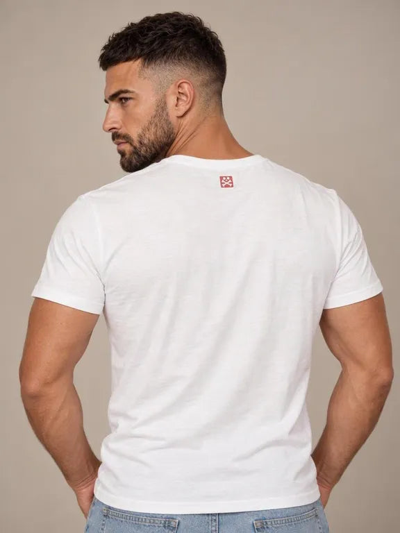 Camiseta Hombre Souls & Bones Algodón — 2606 | Almogávar Moda – vista 2