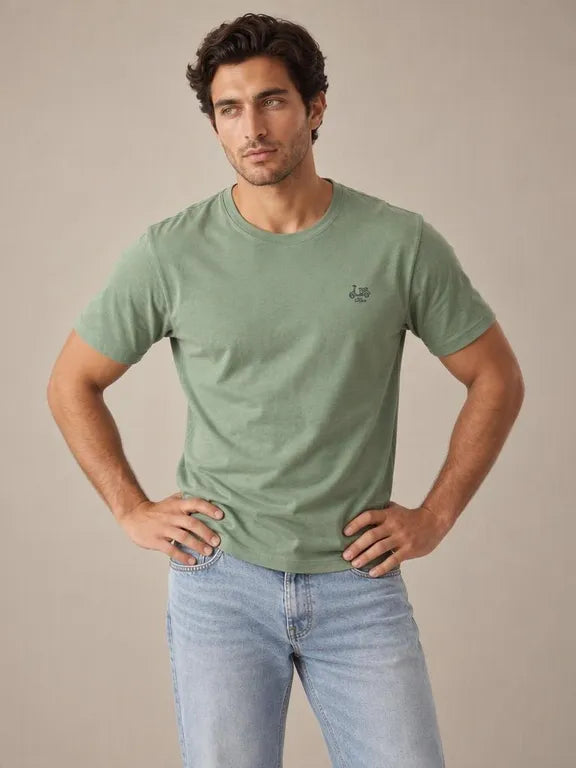 51090 CAMISETA LA VESPITA verde claro