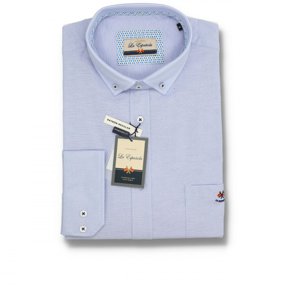 CAMISA LA ESPAÑOLA 3/6421 CON BOLSILLO COLOR 7 CUELLO 305