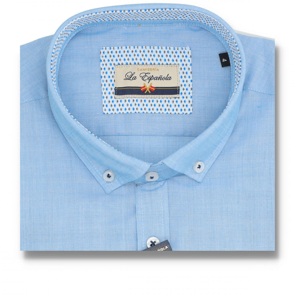 Camisa fil fil serie 5/6420 cuello 305 color 12