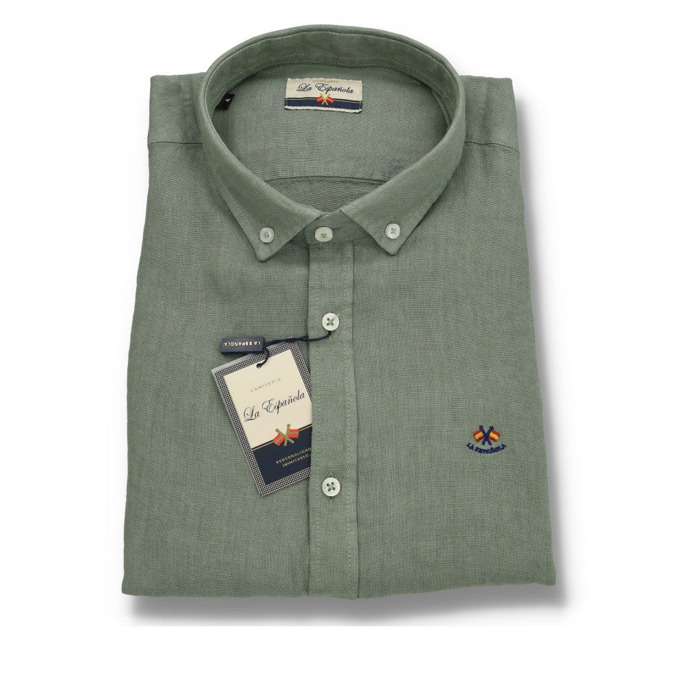 CAMISA 5/6436 LA ESPAÑOLA 100% LINO CUELLO 305 color 9
