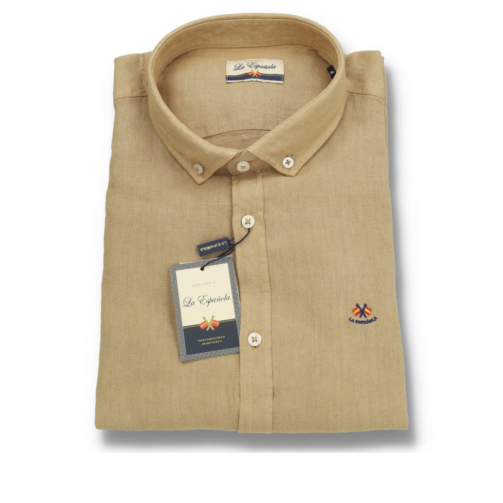 CAMISA 5/6436 LA ESPAÑOLA 100% LINO CUELLO 305 color 13