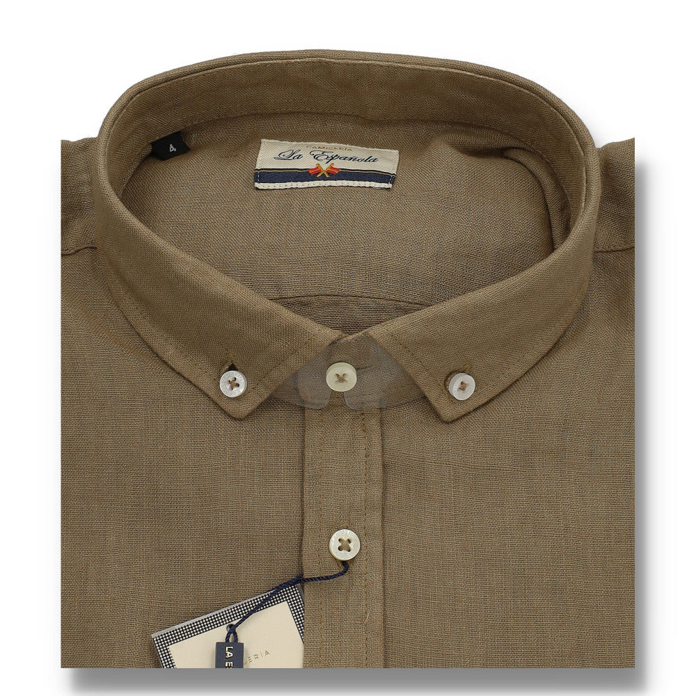 CAMISA 5/6436 LA ESPAÑOLA 100% LINO CUELLO 305 color 14