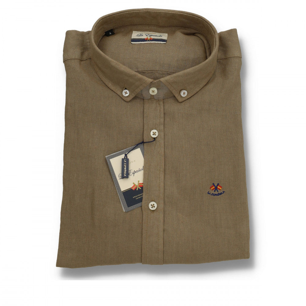 CAMISA 5/6436 LA ESPAÑOLA 100% LINO CUELLO 305 color 14