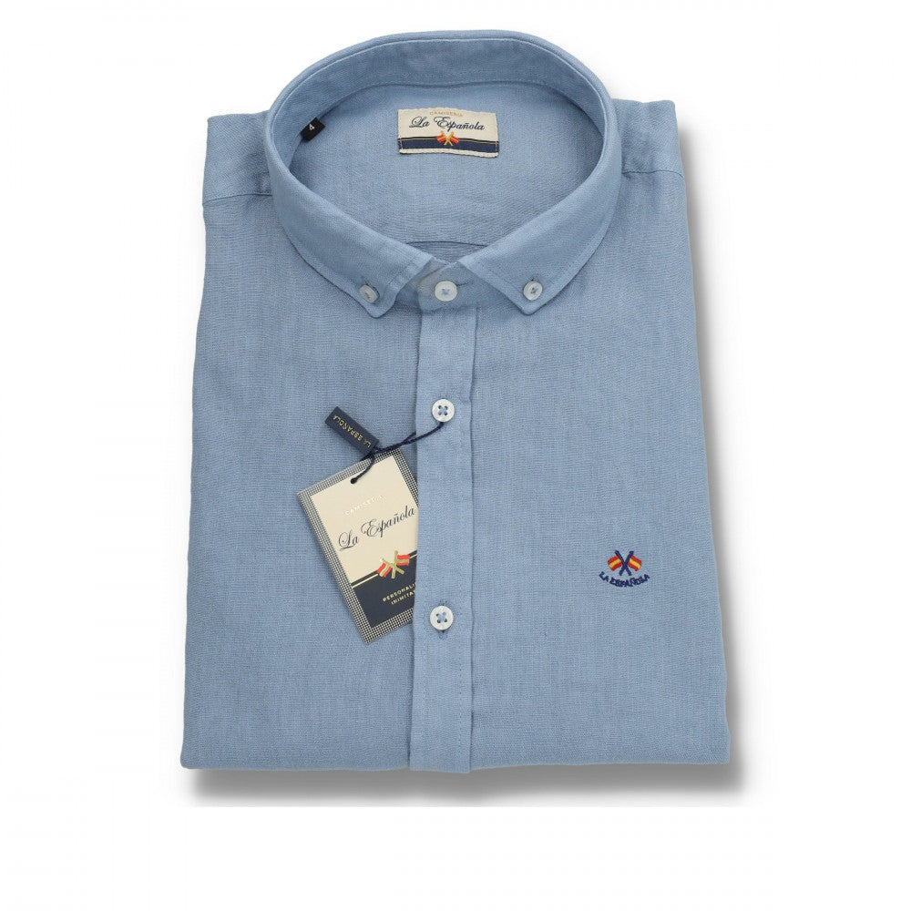 CAMISA 5/6436 LA ESPAÑOLA 100% LINO CUELLO 305 color 16