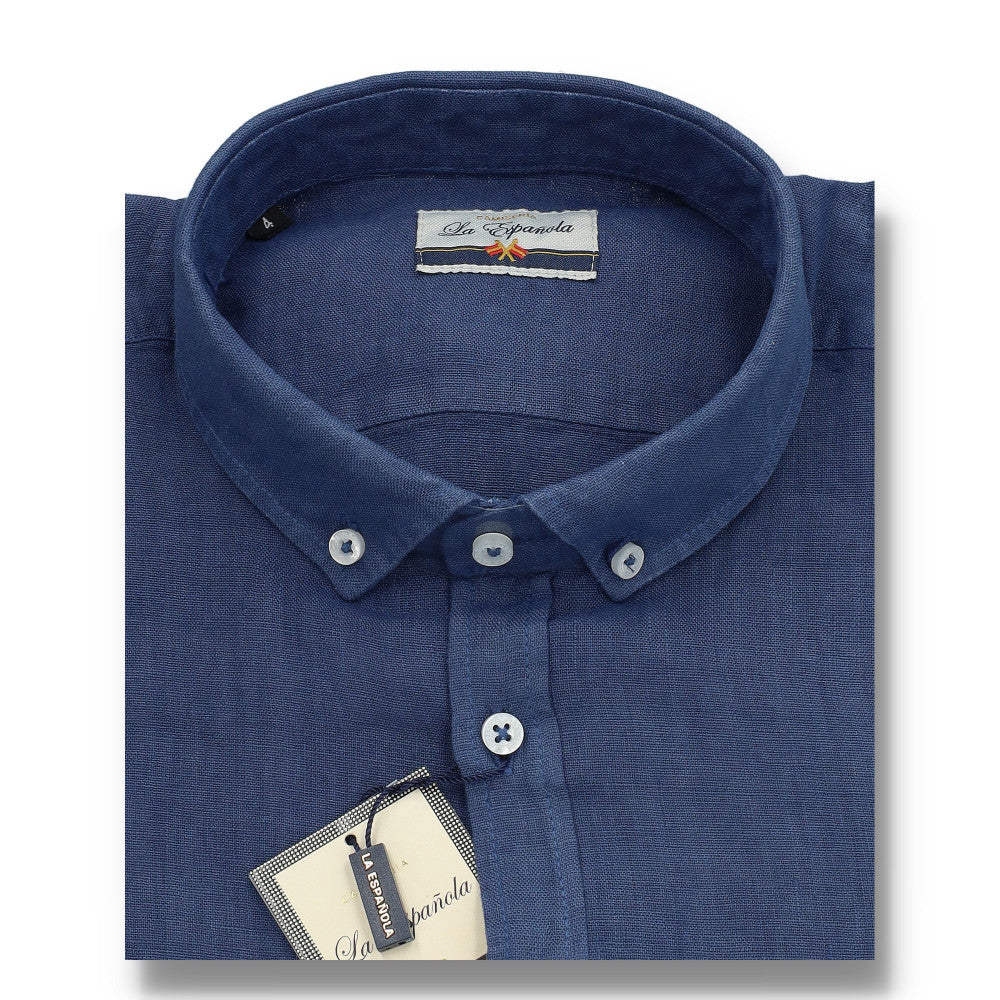 CAMISA 5/6436 LA ESPAÑOLA 100% LINO CUELLO 305 color 18