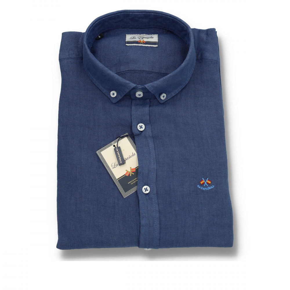 CAMISA 5/6436 LA ESPAÑOLA 100% LINO CUELLO 305 color 18