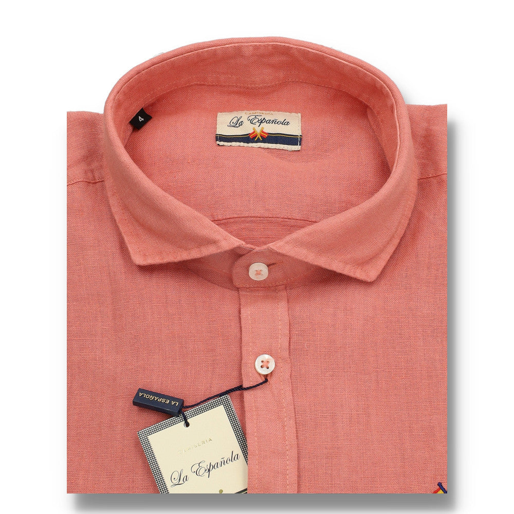 CAMISA 5/6436 LA ESPAÑOLA 100% LINO CUELLO 370 color 11